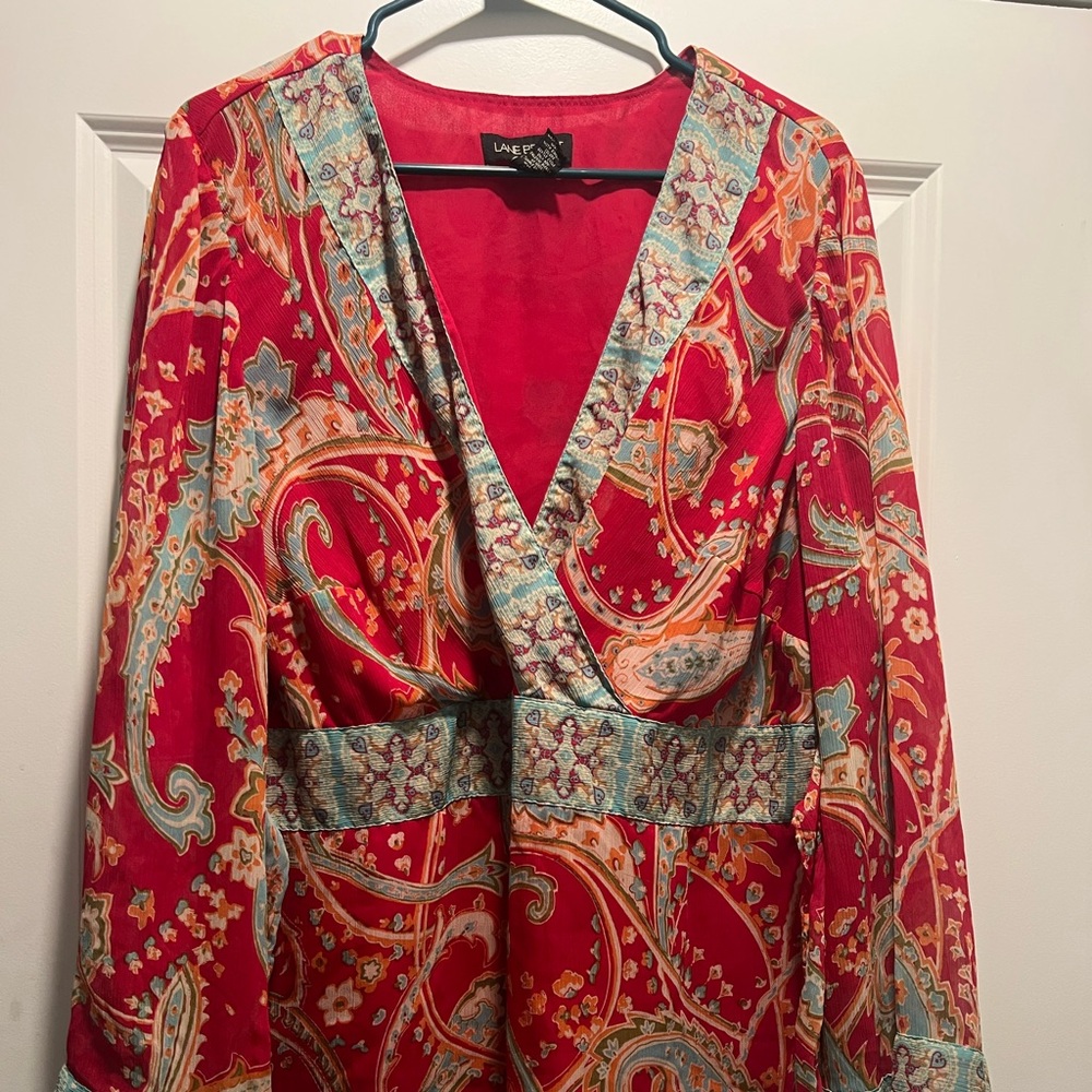 Lane Bryant Bold Red Dress